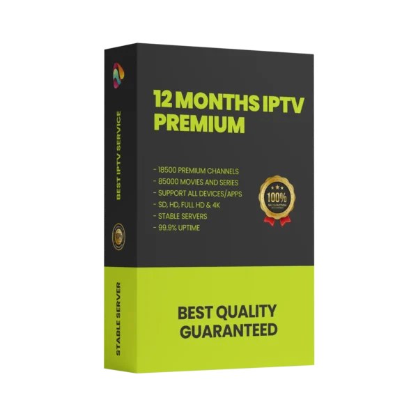 12 Months Iptv Subscriptions