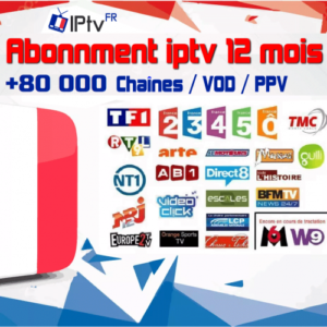 Abonnement IPTV 12 mois Smart TV – Divertissement illimité